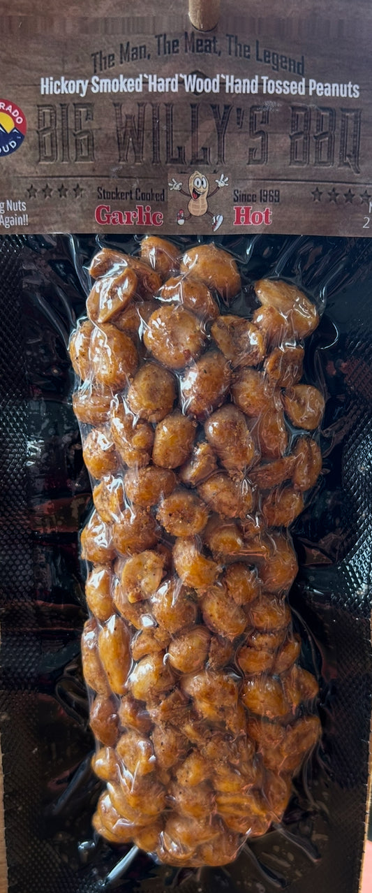 Garlic Hot Hardwood Smoked Kraft Peanuts
