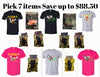 12 hour sale you pick 7 items for $69 save $88.50