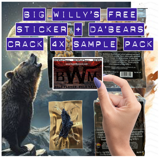 🐻 Big Willy’s Sticker + Da'Bears Crack Sample Banger Box