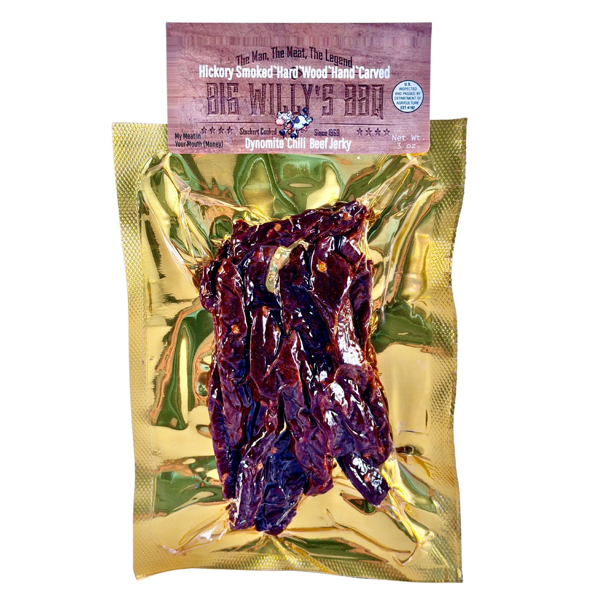 Dynomite Chili Beef Jerky, Colorado Grass Fed Beef