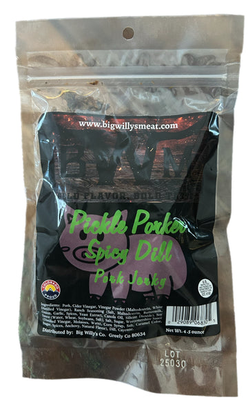 Pickle Porker Spicy Dill Pickle Pork Jerky