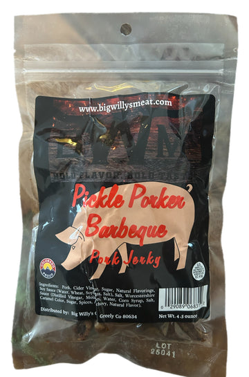 Porker Pickle BBQ Hickory Smoked Pork Jerky