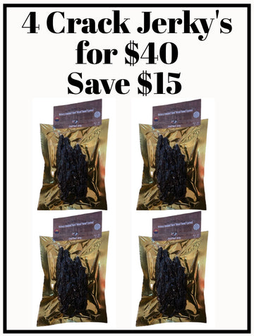$40 Dollars for 4 bags of Crack Jerky