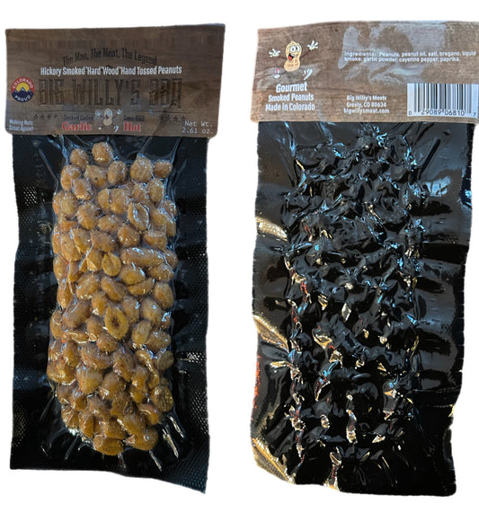 Garlic Hot Hardwood Smoked Kraft Peanuts